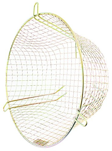 SPARES2GO Universal Zinc Coated Terminal Guard Round Boiler Flue Cage (10'' / 255mm)