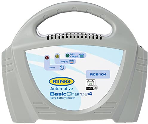 RING 4A Manual Battery Charger - Suitable for Vehicles up to 1.2L