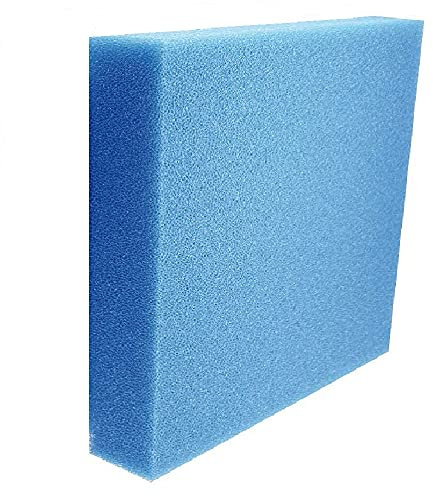 Amtra A3AM0227 IE027 Biocell Filterschaum Zuschnitte, S, 50 x 50 x 10 cm, blau