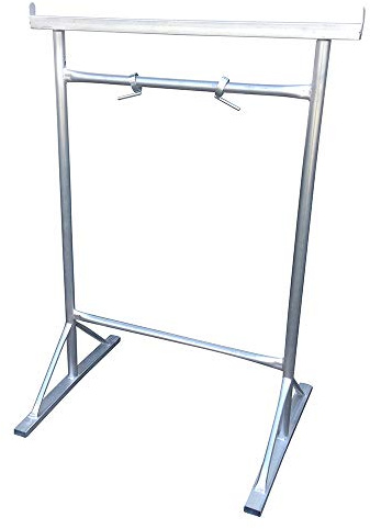 Toptower No 4 Builders Trestles (Pair) Galvanised Finish Fixed Leg 450 Kilos SWL - Industrial Use