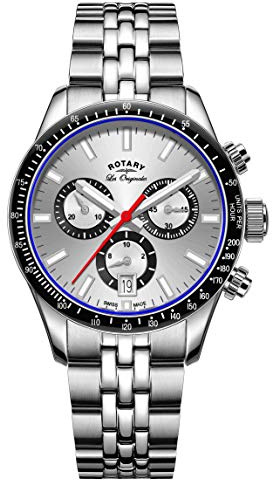 Rotary Quarz Uhr mit Edelstahl Armband GB90151/06