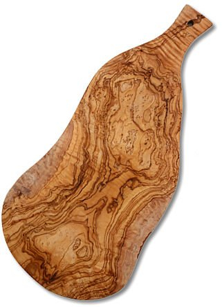 Tabla para cortar de madera de olivo, aprox. 50 x 22 cm