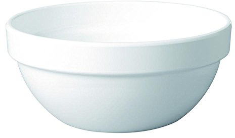 APS 83702 Bol -CASUAL MAXI-, saladier Ø 23 cm, H : 10,5 cm, mélamine, blanc, 2,5 litres