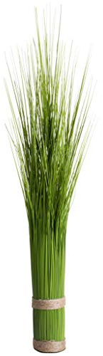 Nova-Nature Künstliches Grasarrangement, ca. 90 cm | Runder Sockel, Mit Bastband