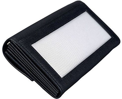 ALASSIO Porte-monnaie de serveur en cuir Noir