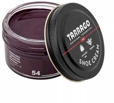 Tarrago Shoe Cream 50 ml | Cirage Crème, polissante et protectrice pour chaussures, sacs et accessoires en cuir, cuir et cuir synthétique | Cirage pour chaussures