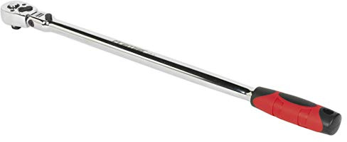 Sealey Ak6697 Ratchet Wrench Flexi-Head Extra-Long 455Mm 3/8Sq Drive