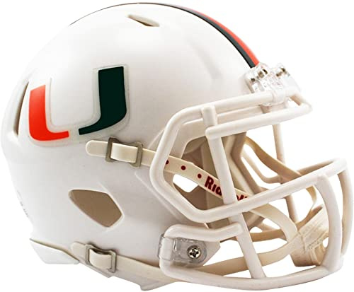 Riddell NCAA Speed - Casco para Hombre, Hombre Unisex Adulto Mujer, 3002073, Multicolor, 5 Pulgadas