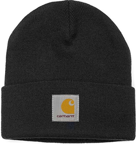 Carhartt, Short Watch Hat - Cappello, Unisex, Colore Black, Taglia Taglia Unica