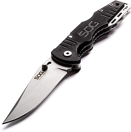 Sog Salute Mini Bead Blast 8Cr13MoV Couteau Pliant