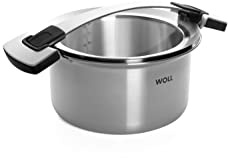 Woll Concept PRO Kochtopf mit Deckel - Induktiv -, Ø 20 cm, 11,5 cm hoch, 3,5l - Geeignet für alle Herdarten, Edelstahl, backofenfest bis zu 220°, silber