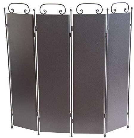 PARACALORE IN FERRO BATTUTO PER CAMINO E STUFE A PELLET O LEGNA