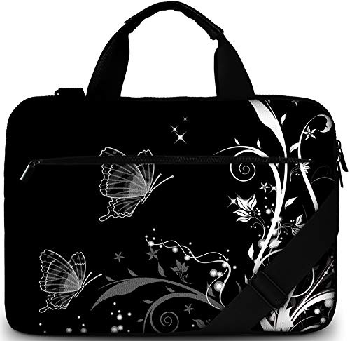 Sidorenko Laptoptasche 15-15.6 Zoll / 17-17,3 Zoll - Notebook-Tasche mit Außentasche für Zubehör - Laptop Hülle für Damen, Herren und Kinder