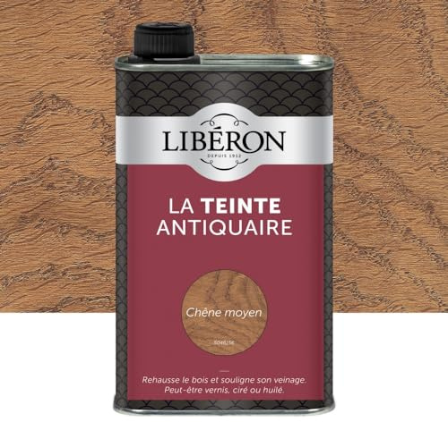 Libéron Teinte antiquaire pour meubles et objets, Chêne moyen, 0,5L