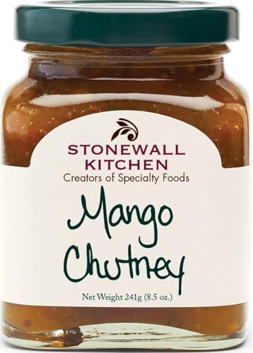 Stonewall Kitchen Mango Chutney, 241g | Fruchtig-pikantes Chutney mit sonnengereiften Mangos und erlesenen Gewürzen. Perfekt zu Currys, Huhn und Reisgerichten