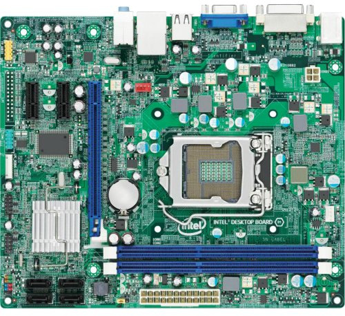Intel DH61BF Intel H61 LGA 1155 (Socket H2) Micro ATX - Motherboards (DDR3-SDRAM, DIMM, 800,1066,1333 MHz, Dual, 16 GB, Intel)