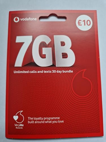 Vodafone UK 2G 3G 4G 5G Multi Size SIM Card - Pay As You Go. Standard/Micro/Nano