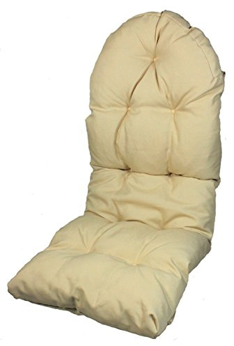 Rattani Auflage/Polster für Schaukelstuhl, Liegestuhl, Ersatzpolster Gr. 130 x 50 x 12 cm, Fb. beige