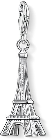 Thomas Sabo Damen Charm-Anhänger Eiffelturm Paris Charm Club 925 Sterling Silber 0029-001-12