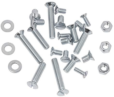 Trend Mixed Set of Countersunk Head Screws, Screw Kit for Assembling and Fixing Custom Router Tables, FIX/KIT/2, Silver