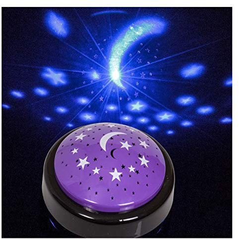 Starlight Projector - Lampada Proiettore Di Luna E Stelle, altro materiale, viola