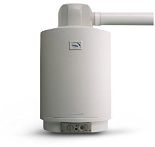 Scaldabagno A Gas Ad Accumulo Ariston S/Sga Ffi-E 80 Completo Di Kit Scarico Fumi Metano