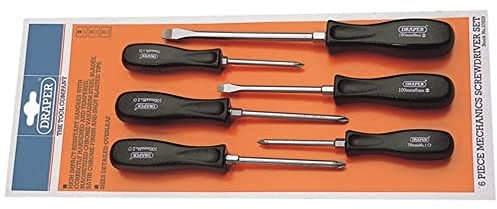 Draper 27029 Expert Quality Mechanics Screwdriver Set, 6 Pieces