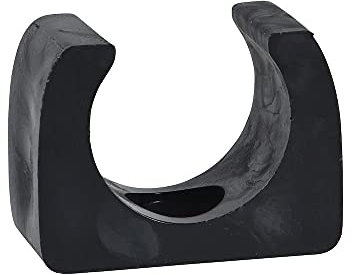 10 X 20mm Black Pvc U Clip Conduit Push In Saddle