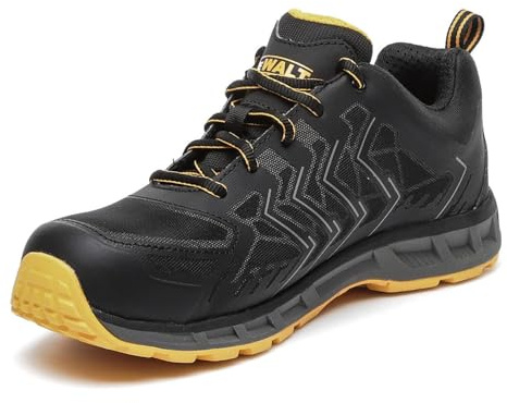 Mountain Warehouse DEWALT Men's Fargo Safety Trainer | Steel Toe Cap | SB SRA Rated | Comfort Fit | Black UK11