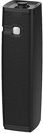 Holmes HAP9425B aer1 Tower Slim HEPA Air Purifier with Ionizer and Visipure Filter Window and Filter Life Indicator Dial for Small and Medium Rooms