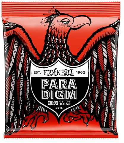 Ernie Ball Skinny Top schwere untere Slinky Paradigm E-Gitarre Saiten - 10-52 Gauge, 2015, Skinny Top - Schwere Unterseite