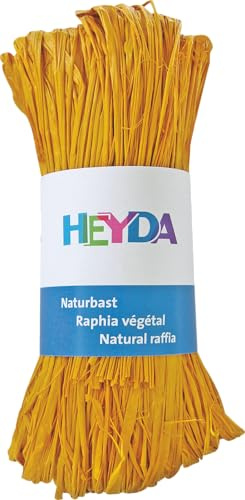 Heyda Naturbast 50g dottergelb