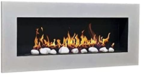Don Fuego XXL Chimenea de bioetanol con 24 piedras decorativas