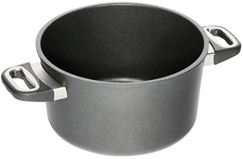 AMT Gastroguss Lotan® AMZN-924 - Pentola in ghisa con diametro 24 cm, altezza 14 cm, non adatta a induzione, antiaderente