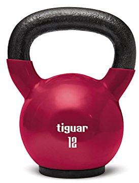tiguar Kettlebell 12 kg Rasberry Krafttraining Gewichte Sport Home Fitness