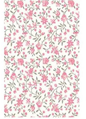 Klebefolie Möbelfolie Rosa Blümchen Biedermeier Look 0,90 m x 15 m Dekorfolie