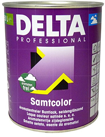Delta Professional Samtcolor Seidenglanz Buntlack 375ml (RAL6002 Laubgrün)