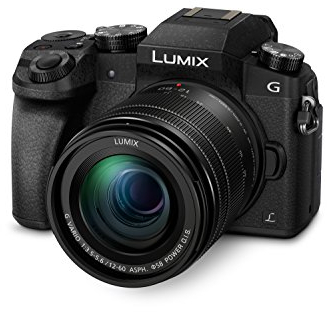 Panasonic LUMIX DMC-G7MEB-K Professional Camera with 12-60 mm Lens - Black