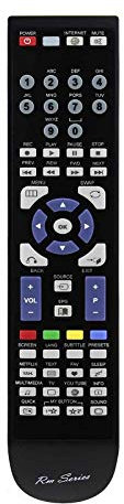 RM Series Replacement Remote Control for Silvercrest LCD-TV 22102