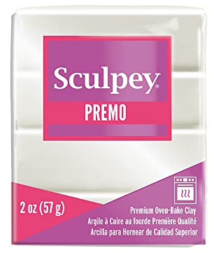 Sculpey Polyform Sculpey Premo! Sculpey Polymer Clay 2 Oz: Pearl
