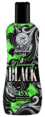 Australian Gold Deviously Black 45X Crema Autobronceante - 250 ml, Bronceado oscuro