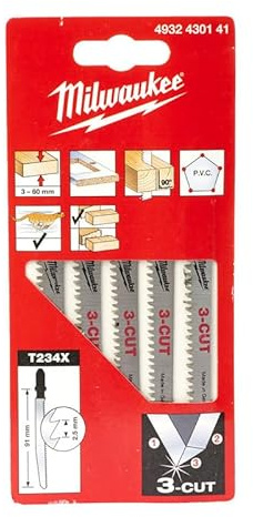 Milwaukee sticksågblad 4932430141 (5) 91/2,5 mm T 234 X – trä