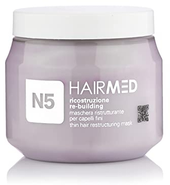 HAIRMED - N5 Professionelle restrukturierende Haarmaske für trockenes, strapaziertes Haar - 250 ml