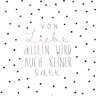 Räder Servietten Von Liebe allein ...