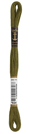 Anchor Sticktwist, 4635000-00924, Farbe:924, Stickgarne
