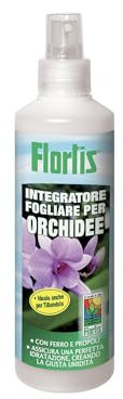 Flortis, Integratore Fogliare Orchidee, Garantisce Idratazione delle Orchidee, Previene la Formazione di Calcare, Formato da 250 ML