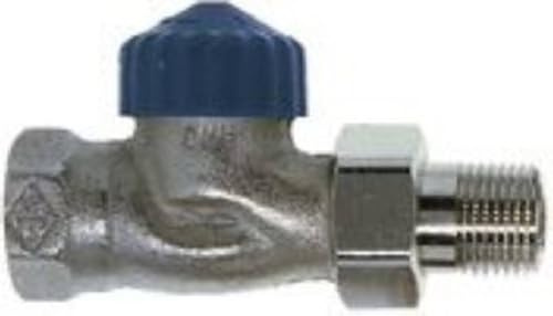 Heimeier Thermostat-Ventilunterteil 3/8 Durchgang vernickelt 2242-01.000