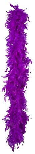 Boland – fjäderboa, längd ca 180 cm, kostymtillbehör, Charleston, 20-talet, flapper, karneval, temafest