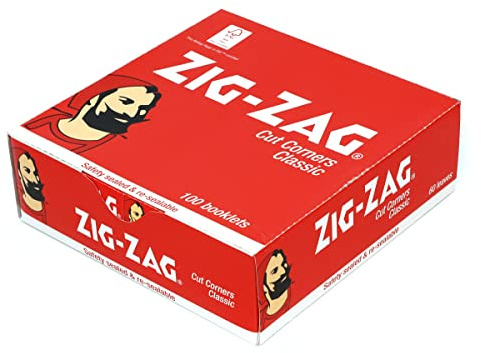 Zigarettenpapier ZIG ZAG Red Cut Corners x 100 - 6000 papers