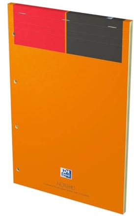 Oxford 100100101 Notizblock Nummer 14, kariert Orange